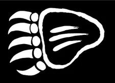 Bear Paw Decal Native American Southwestern Tracks car window vinyl sticker