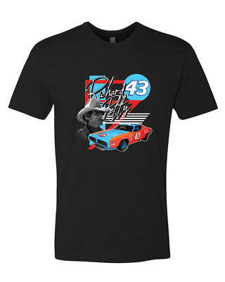 Richard Petty Nascar Vintage Premium T-Shirt Black S-4X