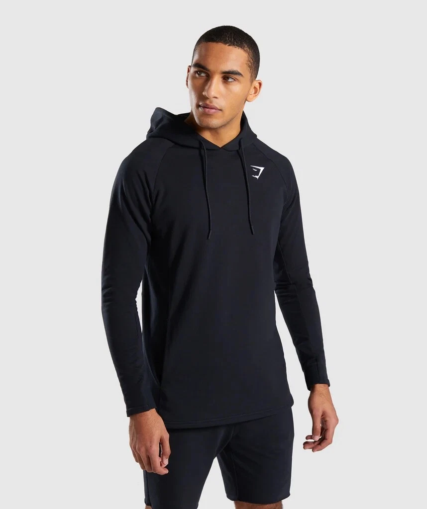 Gymshark Menu0026#039;s Black Critical 1.0 Hoodie - Size S | eBay