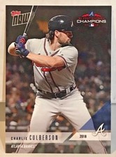 Charlie Culberson 2018 Topps Now MLB Postseason #PS-60 - ATLANTA BRAVES - SP/792