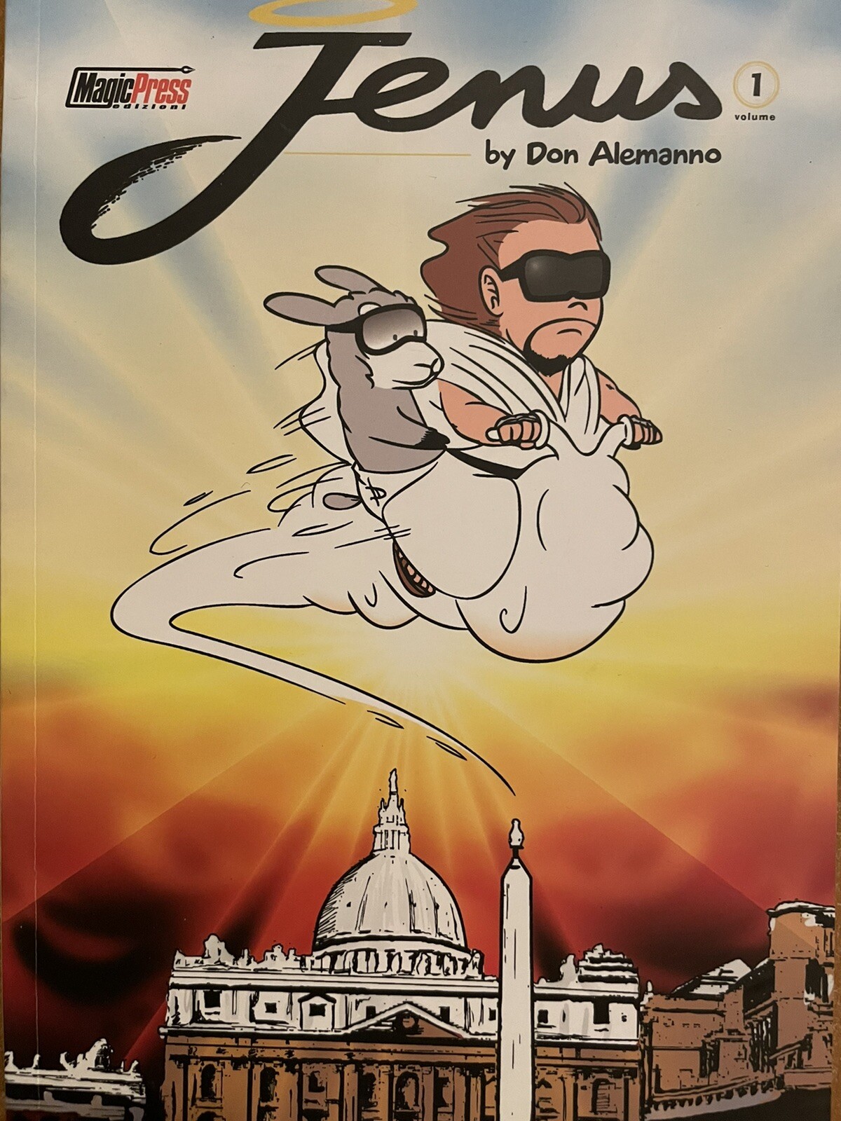 JENUS vol. 1 by Don Alemanno Ed. Magic Press con DISEGNO e AUTOGRAFO