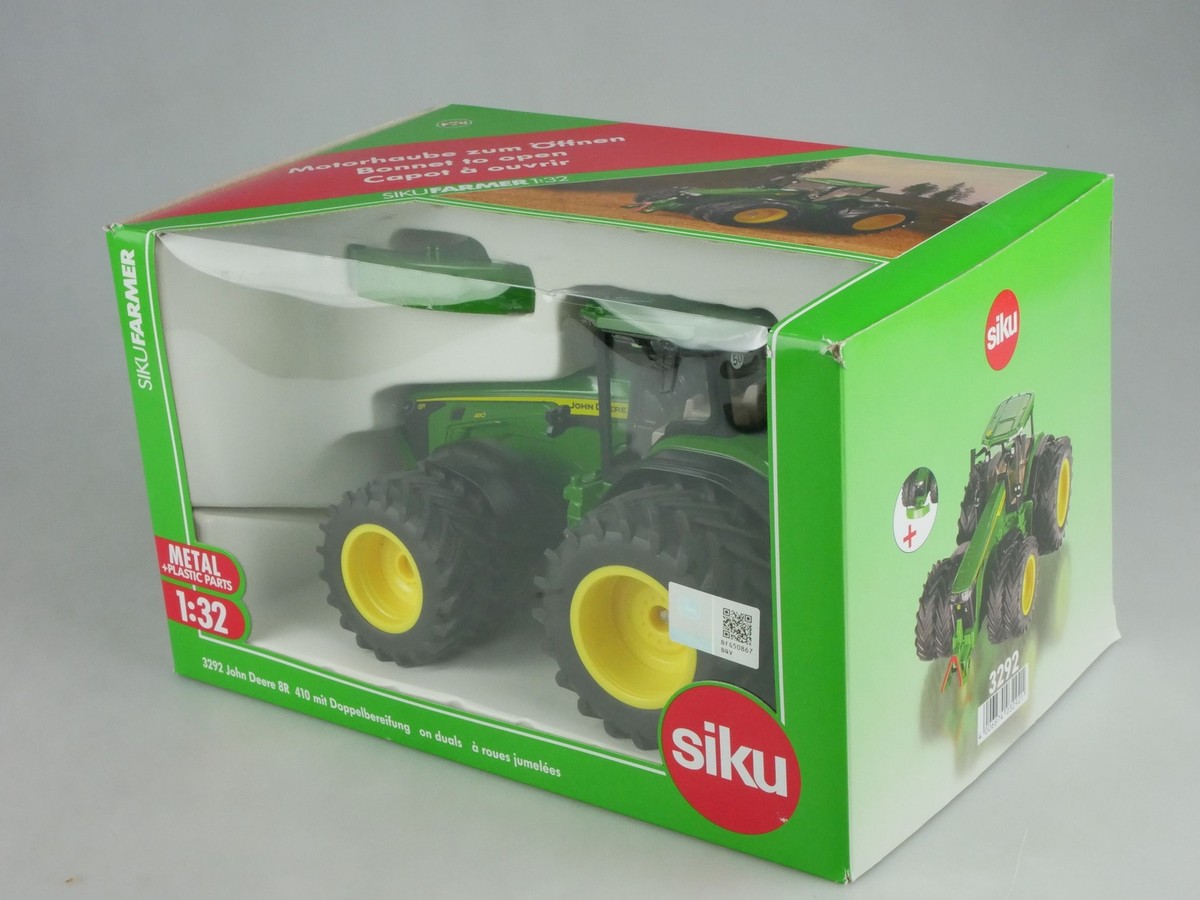 ミニカー siku john deere 8R 410 mit Siku 3292 John Deere 8R 410 mit Doppelbereifung kaufen