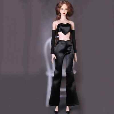 Black Love Fashion Clothes Set for 11.5in. Doll Outfits Crop Top