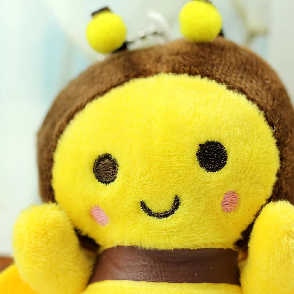 Beautiful Bee Plush Stuffed Toys Cartoon Animal Cute Mini Dolls