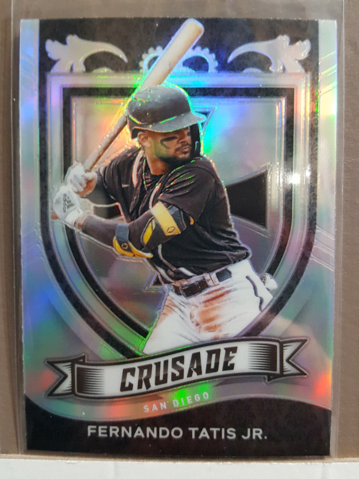 Fernando Tatis Jr. 2021 Chronicles Baseball Crusade HOLO card #5 San Diego