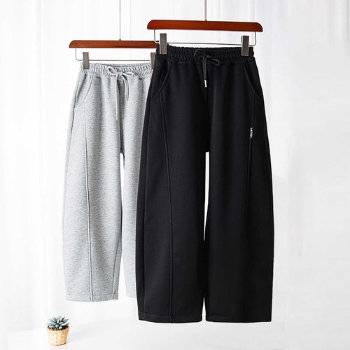 Mädchen Freizeit Baggy Jogginghose Hose Kordelzug Gummibund Training Sporthose - Bild 5 von 16