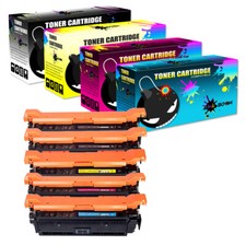 5 Toner replace for HP CF450A-3A 655A Color LaserJet Enterprise M652dn M653dh