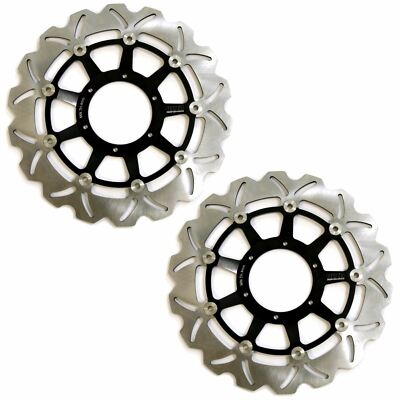 Rezo gewellte Bremsscheiben vorne Paar für Honda CBR 900 RR Fireblade 00-01
