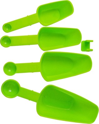 MESSLÖFFEL Set 4-tlg Kunststoff Messbecher Dosierlöffel Löffelmaße Meßlöffel 47