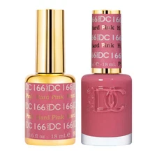 DND DC Soak Off Gel Polish Duo ##166 - Hard Pink