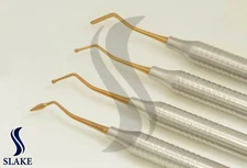 Composite Filling Restorative Kit Dental Instrument 4 Pcs Set Gold Points