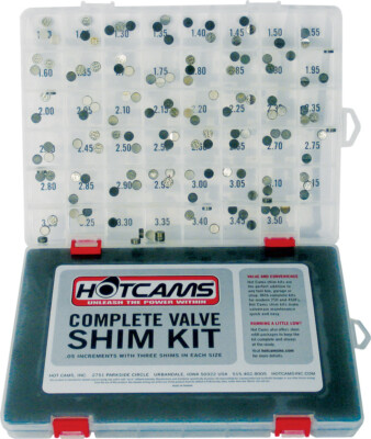 HOT CAMS 1998-1999 YZ400F Yamaha VALVE SHIM KIT 141PC HON/KAW/SUZ