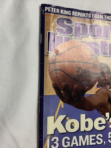 KOBE BRYANT Sports Illustrated Magazine 3 de marzo de 2003 Kobe's Run 13 Juegos, 551 puntos - Imagen 2 de 5