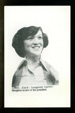 Political President real photo postcard RPPC Jimmy Carter Langford Carter