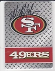 MIKE NOLAN SAN FRANCISCO 49ERS 2005-2008 HEAD COACH  AUTOGRAPHED PLAYING CARD