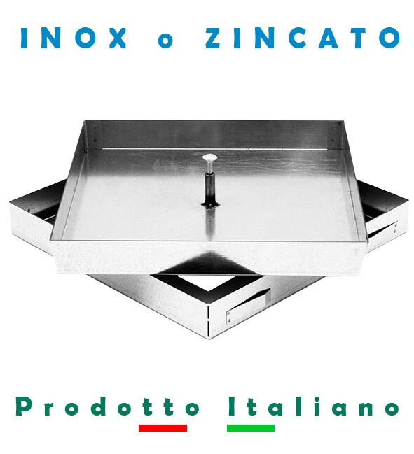 TELAIO E COPERCHIO PER POZZETTO ZINCATO