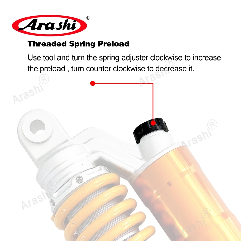 fit Yamaha XJR400 1993-2015 VMAX1200 1985-2005 Suspension Rear Shocks Absorber - Image 4 of 4