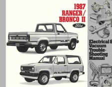 1987 Ford Truck Ranger, Bronco II Electrical Vacuum Troubleshooting Manual