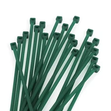 Green Zip Ties 10 Inch 3MM 100 Pack Green Self-Locking Green Nylon TiePremium...