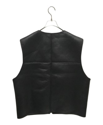 SUPREME Reversible Faux Shearling Work Vest Size: L Black Men | eBay