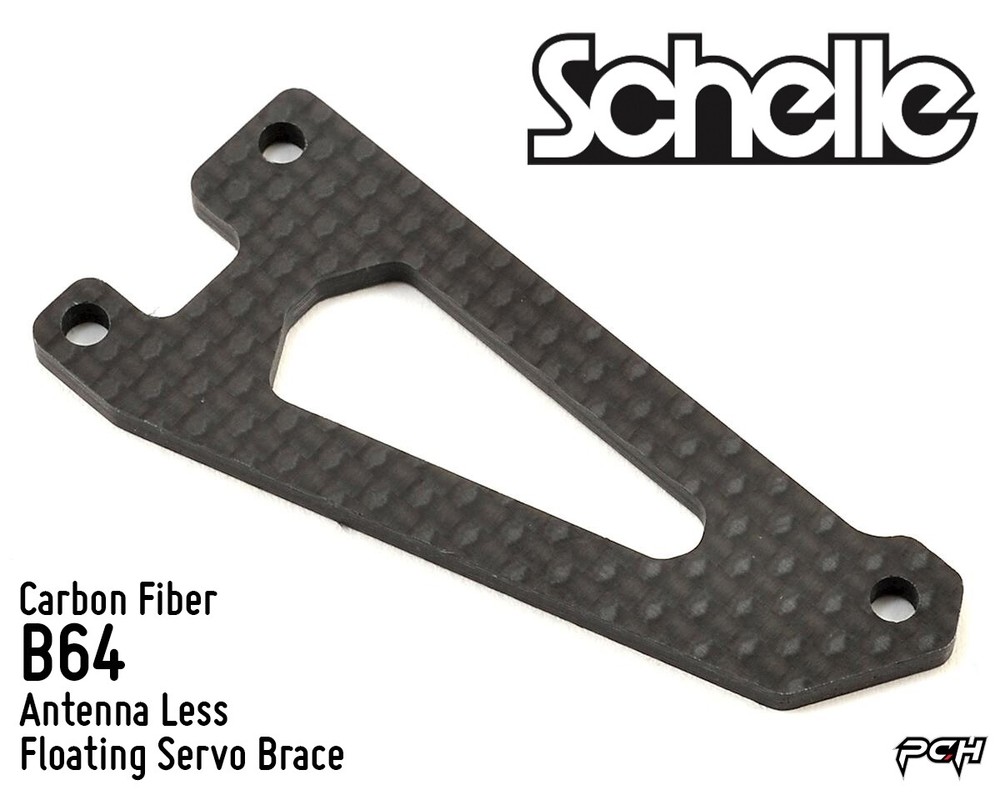 SCHELLE RACING Carbon Fiber B64 Antenna-Less Floating Servo Brace SCH1362