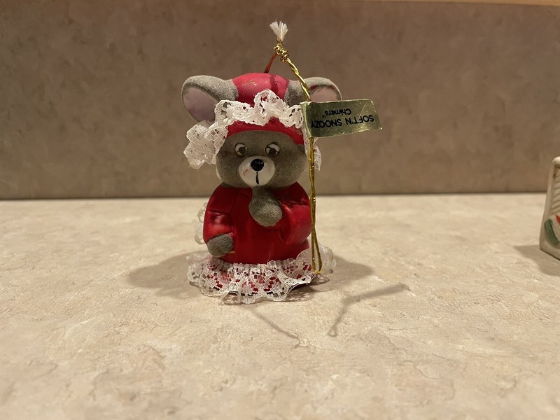 Vintage Soft n Snoozy Chimer Bell Christmas Ornament