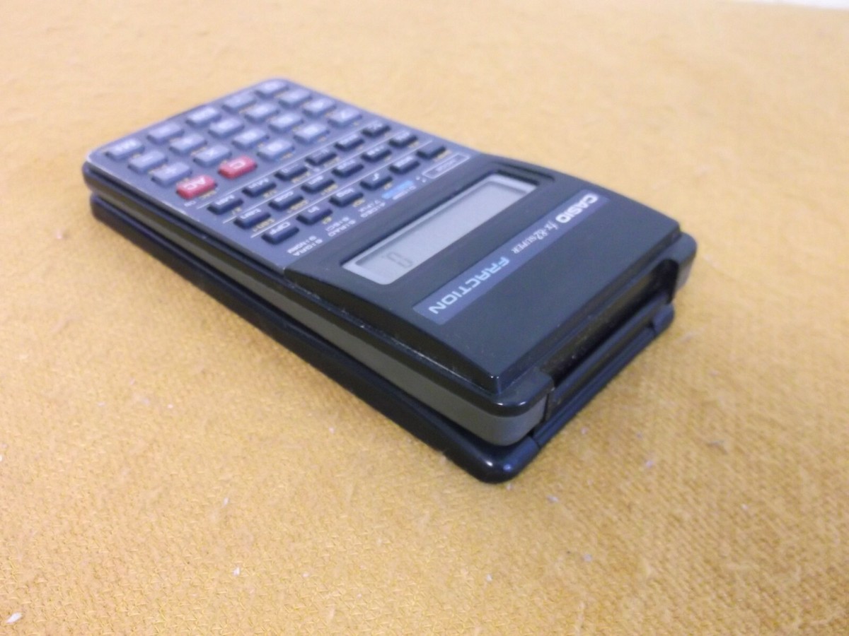 CASIO FX-82 SUPER FRACTION SCIENTIFIC CALCULATOR HARD SHELL CASE