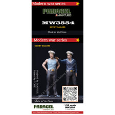 PARACEL MINIATURES MODERN WAR SERIES MW3554 SOVIET SAILORS 2 FIGURES 