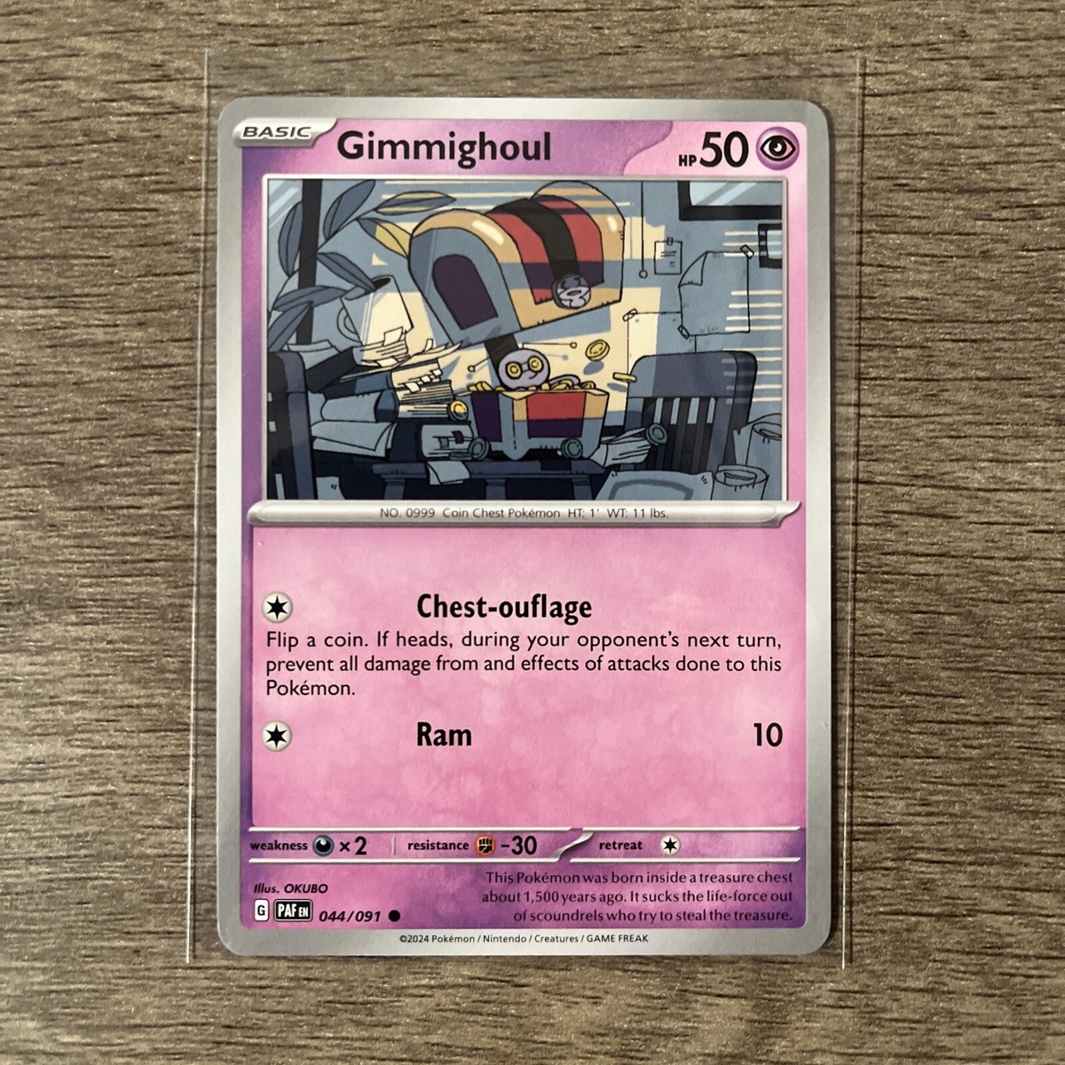 gimmighoul pokemon card price - 198/182 - Paradox Rift - Illustration Rare [2] Corkscrew Punch (20) Weakness / Resistance / Retreat Cost Pokemon Trading Card Game ME01