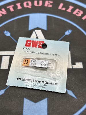 Grand Wing Servo. GWS. X'Tal / Crystal. Channel 25. Dual. 72.290