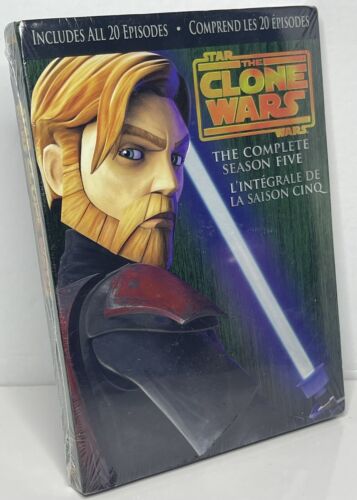 NEW! Star Wars The Clone Wars Complete Season Five (Dvd 2005 Animated TV Series) - Picture 1 of 8