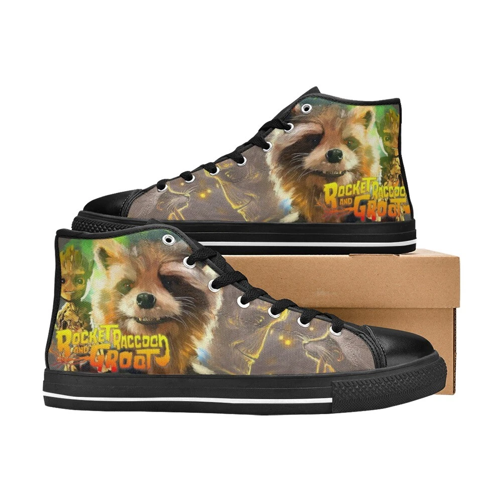 Guardians oF The Galaxy Rocket Raccon High Top Sneakers