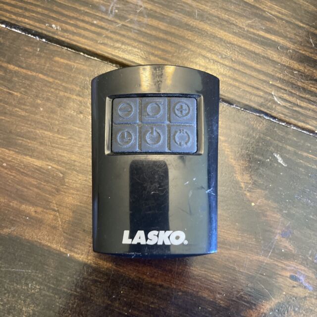 Genuine Lasko Fan Replacement 6 Button black Remote Control