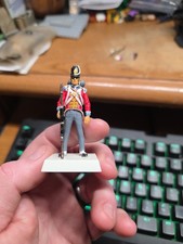 British 54th Regiment Foot Soldier Napoleonic Era 54mm Painted Assembled Plastic