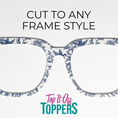 Chinoiserie Design Eyewear Topper - Available in Any Pair Compatible Frame Style