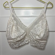 Victoria's Secret Curvy Lacie Bralette Womens XL Adjustable Floral Lace Wireless