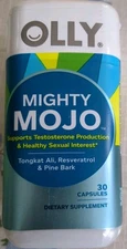 Olly Mighty Mojo Tongat Resveratrol Pine Bark 30 Capsules - SEALED Exp: 11/2025