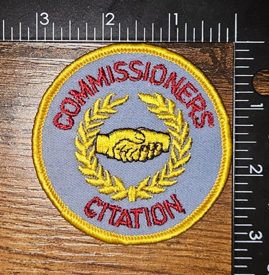 #ad Commissioners Citation Boy Scout Patch $4.99