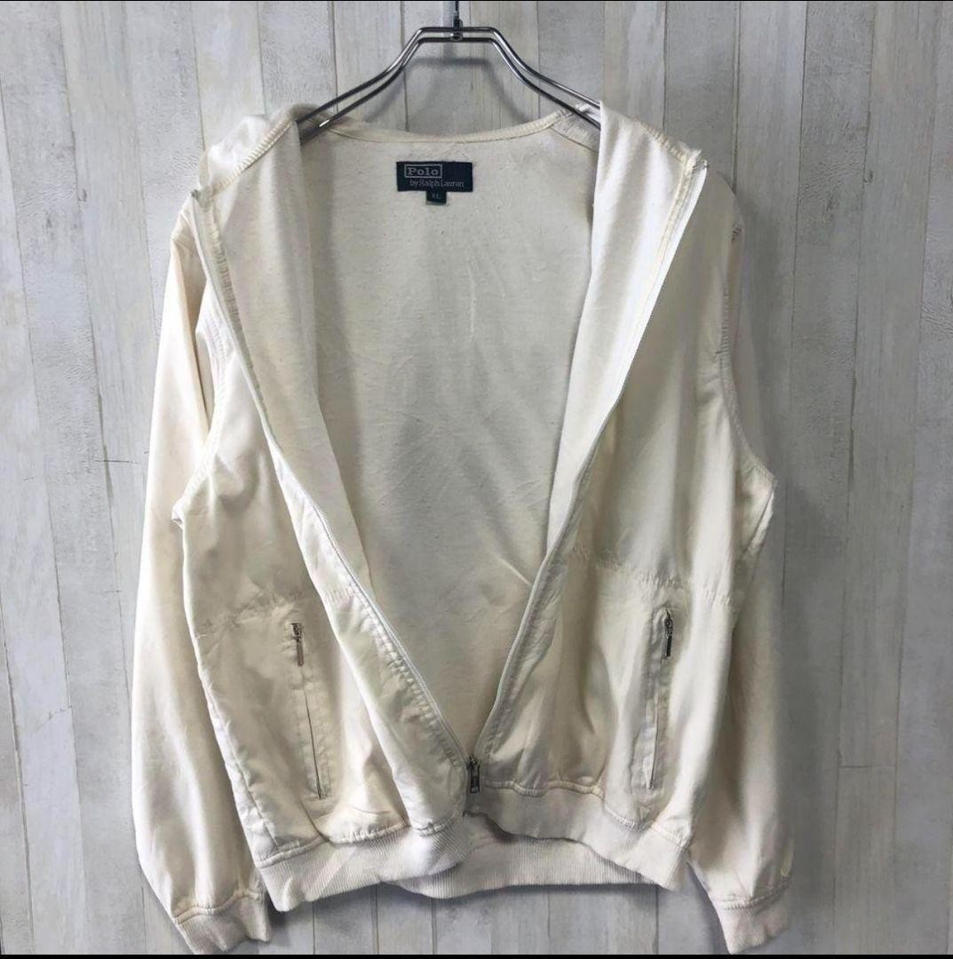 Polo Ralph Lauren Pony Giacca Nylon Ricamata Felpa con Cappuccio Uomo L Usata