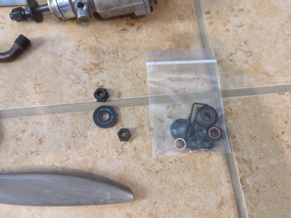 YS FZ 120 Supercharged Four Stroke R/c Model Airplane Engine with tuned pipe - Image 3 of 4