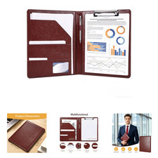 Padfolio Portfolio Binder Faux Leather Document Organizer Resume Interview Legal