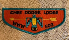 OA F1 First Flap Chee Dodge Lodge #503 1954 / Absorbed 1992 in Mint Condition