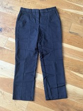 Zara Black Tailored Split Hem Trousers, Women’s UK 12 or EU Medium