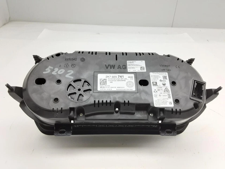 Volkswagen Caddy 2020-2025 Speedometer Speedometer Instrument Cluster 2K7920741 - Image 2 of 3
