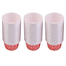 (Rouge) 100PCS Mini Moules À Cupcakes Papier Rond Gâteau Moules À Muffin OB