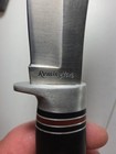 Remington  RH 50  fixed blade  hunting  knife  with   sheath  and  box,  USA — photo 8