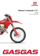 GAS GAS GASGAS Owners Manual Book Guide 2025 EC 125