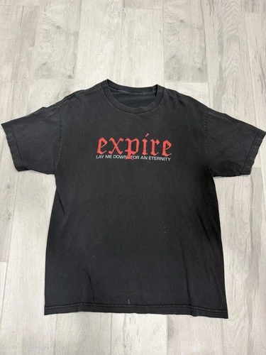 Expire Hardcore Band Graphic Final Tour T-Shirt M/L Vintage vintage concert t-shirt, vintage, single stitch, B+ condition