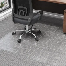 Chair Mat for Carpet, 45" x 53" Easy Glide Desk Chair Mat for Carpeted Floors...