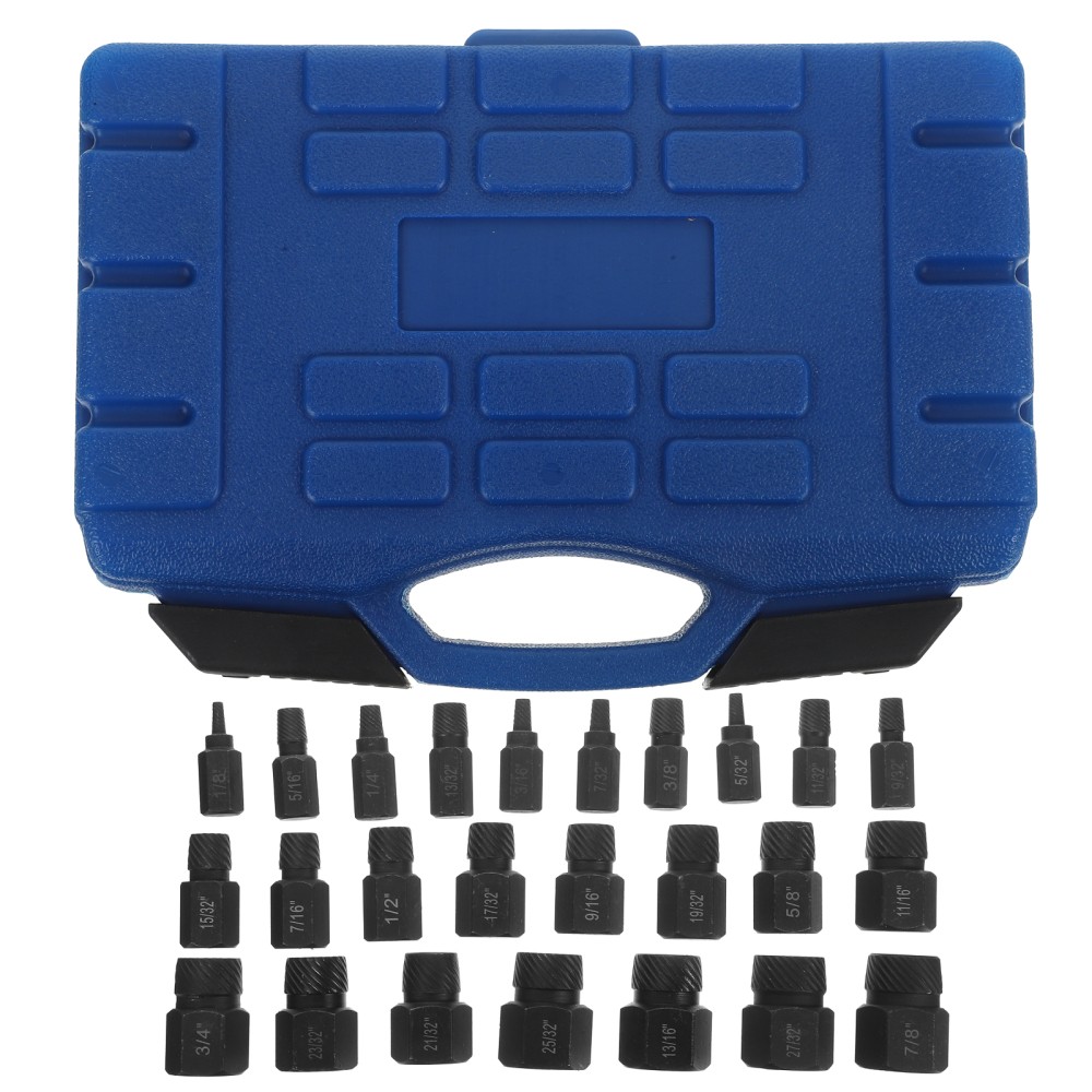 1 Set Hex Screw Extractor Bolt Remover Kit for Stuck Fasteners